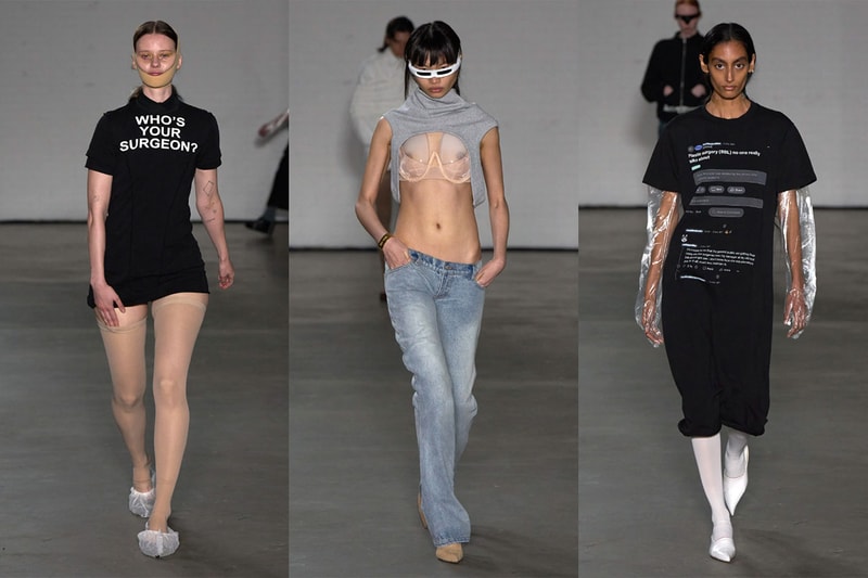 Natasha Zinko, SS25, BBLs 3D-Printed Breast Implants, Insert Tits Here, London Fashion Week  