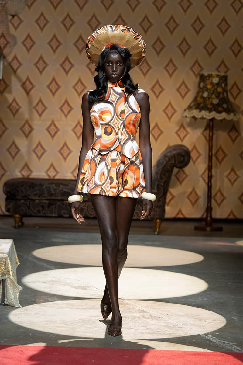 Tolu Coker, SS25, Collections, Runway, London Fashion Week, '60s, Jourdan Dunn. 