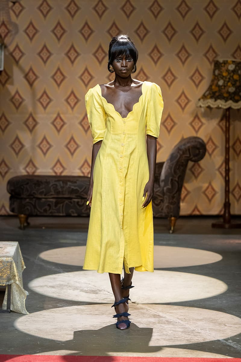 Tolu Coker, SS25, Collections, Runway, London Fashion Week, '60s, Jourdan Dunn. 