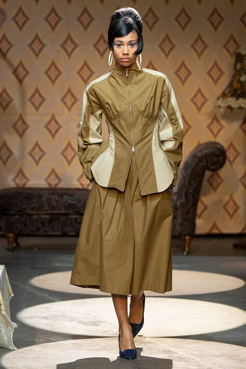 Tolu Coker, SS25, Collections, Runway, London Fashion Week, '60s, Jourdan Dunn. 