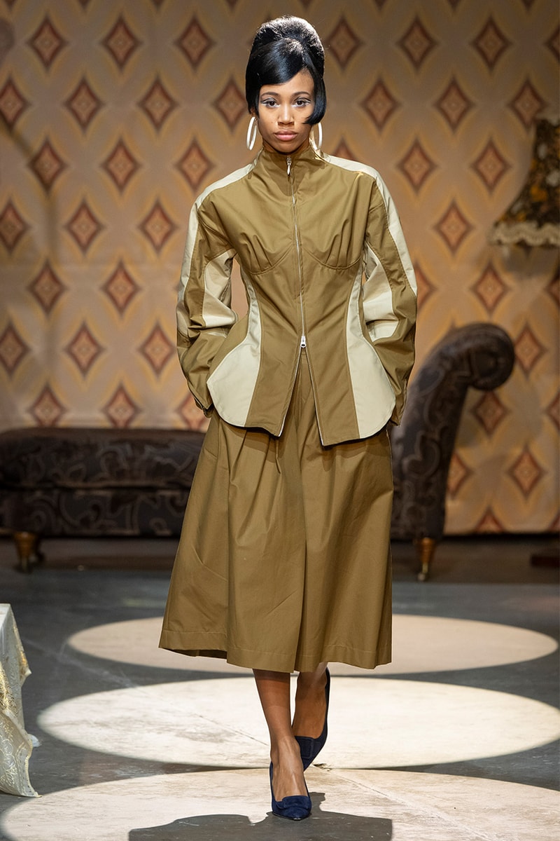 Tolu Coker, SS25, Collections, Runway, London Fashion Week, '60s, Jourdan Dunn. 