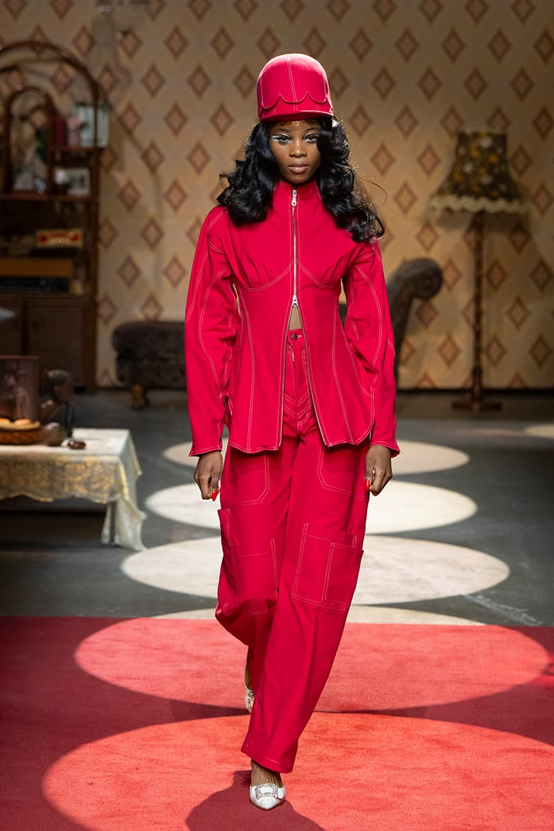 Tolu Coker, SS25, Collections, Runway, London Fashion Week, '60s, Jourdan Dunn. 