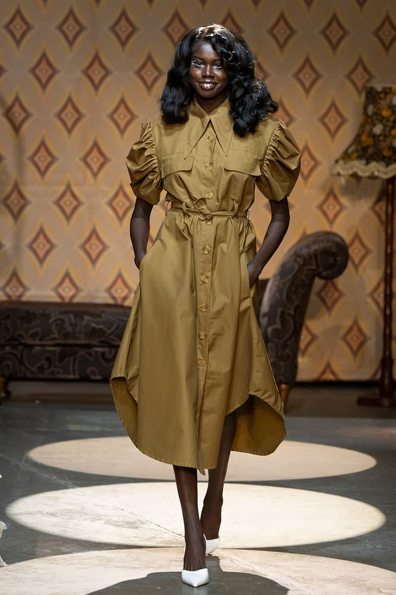 Tolu Coker, SS25, Collections, Runway, London Fashion Week, '60s, Jourdan Dunn. 