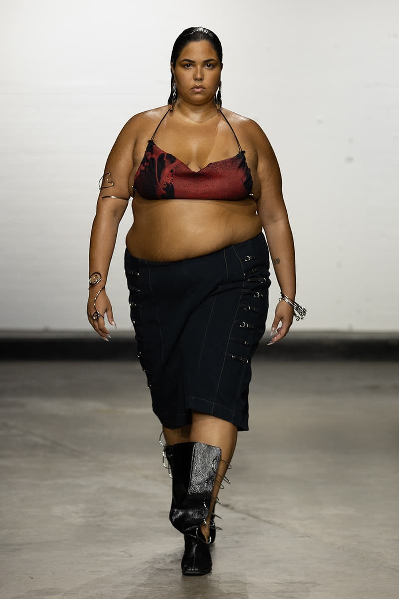 Karoline Vitto, SS25, London Fashion Week, Runway, Collections, Plus Size, Raisa Flowers, Angellika Morton, Tsunaina