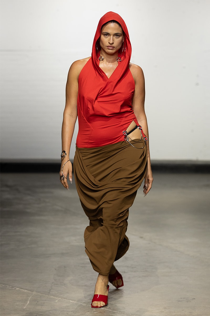 Karoline Vitto, SS25, London Fashion Week, Runway, Collections, Plus Size, Raisa Flowers, Angellika Morton, Tsunaina