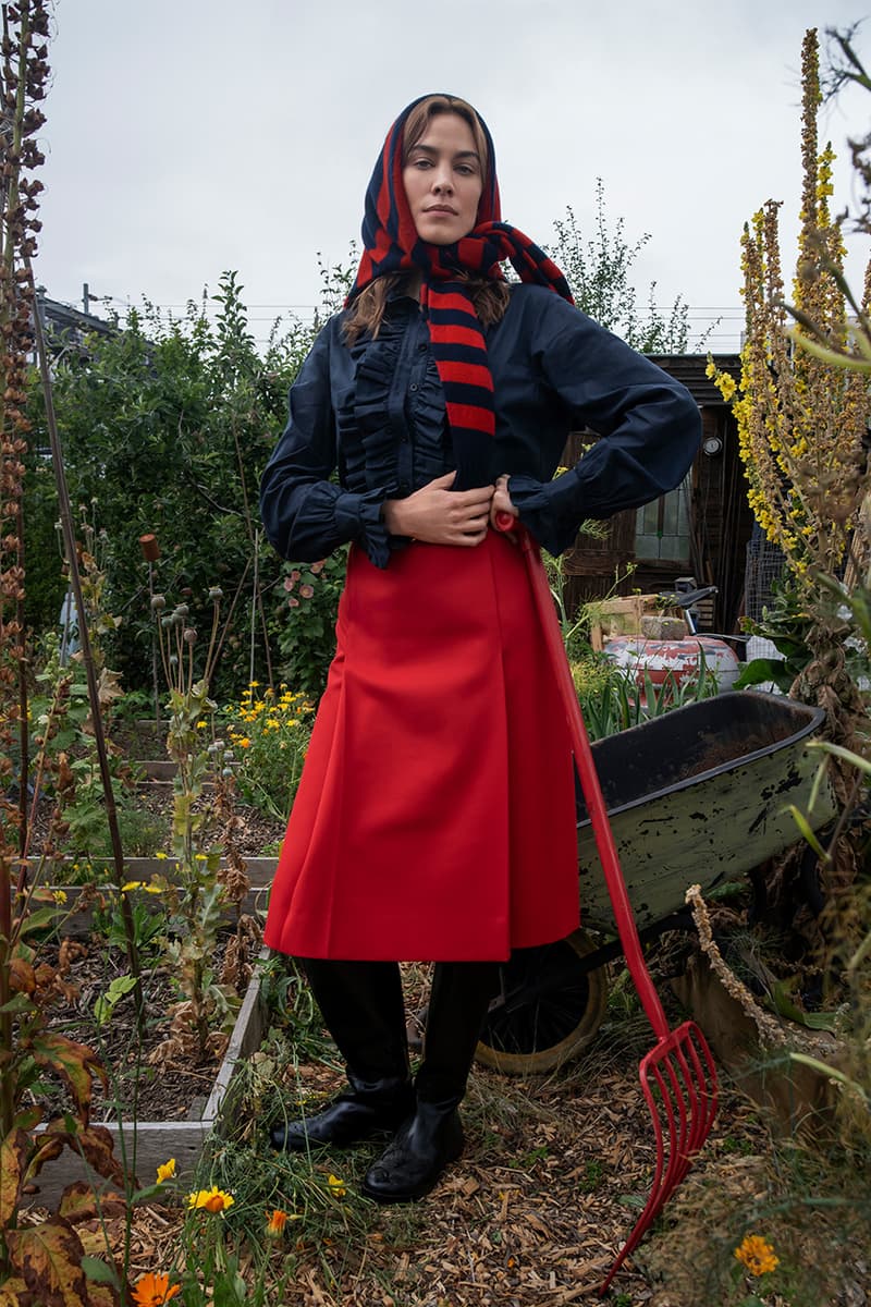 Alexa Chung, Barbour, Collaboration, Fall/Winter 2024, Collections, Knitwear, Tartans, Wax Jackets