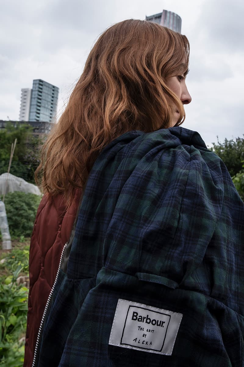 Alexa Chung, Barbour, Collaboration, Fall/Winter 2024, Collections, Knitwear, Tartans, Wax Jackets