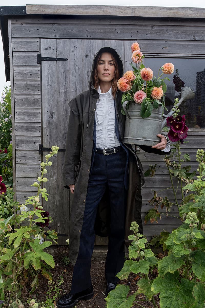 Alexa Chung, Barbour, Collaboration, Fall/Winter 2024, Collections, Knitwear, Tartans, Wax Jackets