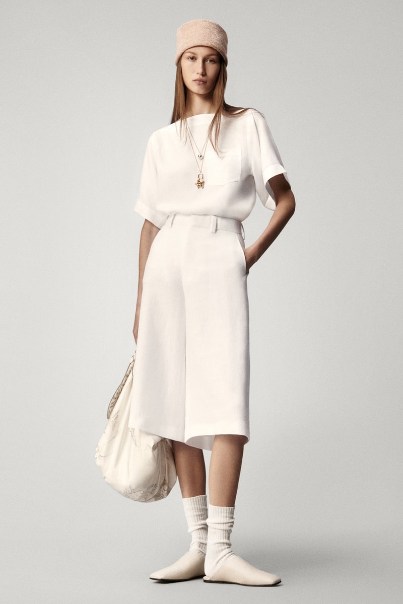 loro piana sping summer 2025 linen solbiati outerwear blazers skirt dresses hat loafers cashmere co-ord milan fashion week exhibition bermuda shorts anorak nature