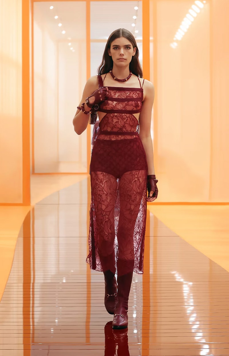 Gucci, SS25, Runway, Collections, Milan Fashion Week, Jackie Kennedy, Mona Tougaard, Vittoria Ceretti.
