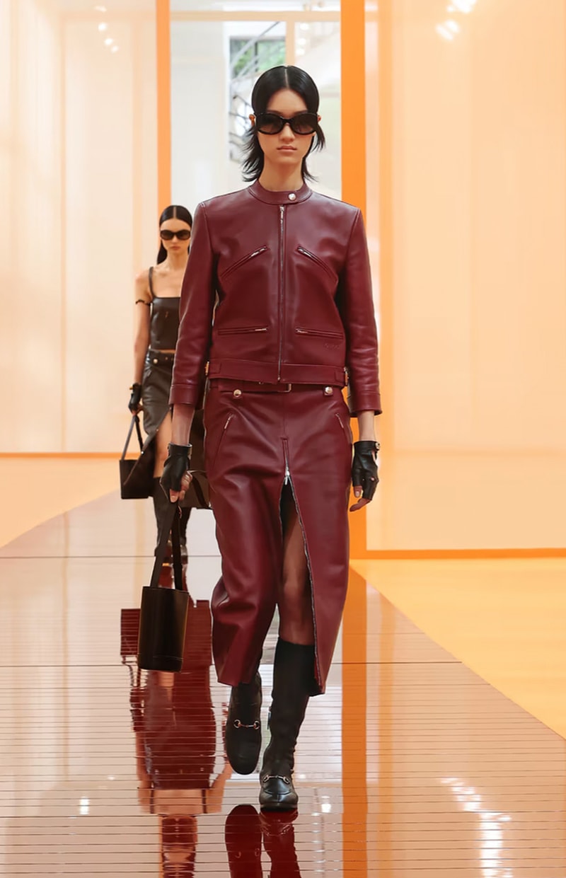 Gucci, SS25, Runway, Collections, Milan Fashion Week, Jackie Kennedy, Mona Tougaard, Vittoria Ceretti.