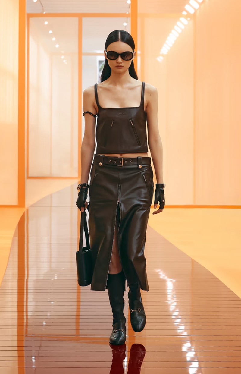 Gucci, SS25, Runway, Collections, Milan Fashion Week, Jackie Kennedy, Mona Tougaard, Vittoria Ceretti.