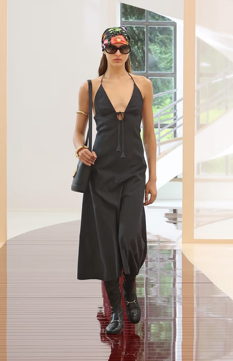 Gucci, SS25, Runway, Collections, Milan Fashion Week, Jackie Kennedy, Mona Tougaard, Vittoria Ceretti.