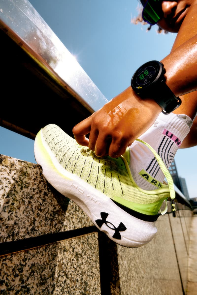 under armour infinite elite yaz johnson hermen dange running rubi deschamps shoes endurance sneakers manchester liverpool london intelliknit incline hovr+ cushioning