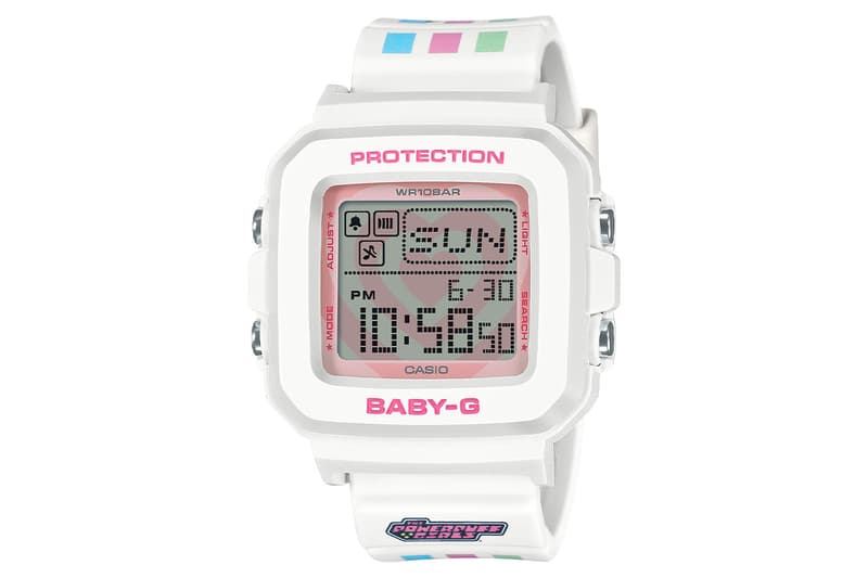 Powerpuff Girls Casio Baby G white watch box characters stickers