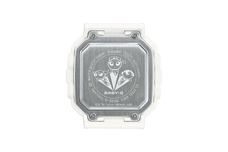Powerpuff Girls Casio Baby G white watch box characters stickers
