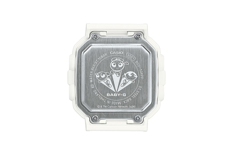 Powerpuff Girls Casio Baby G white watch box characters stickers