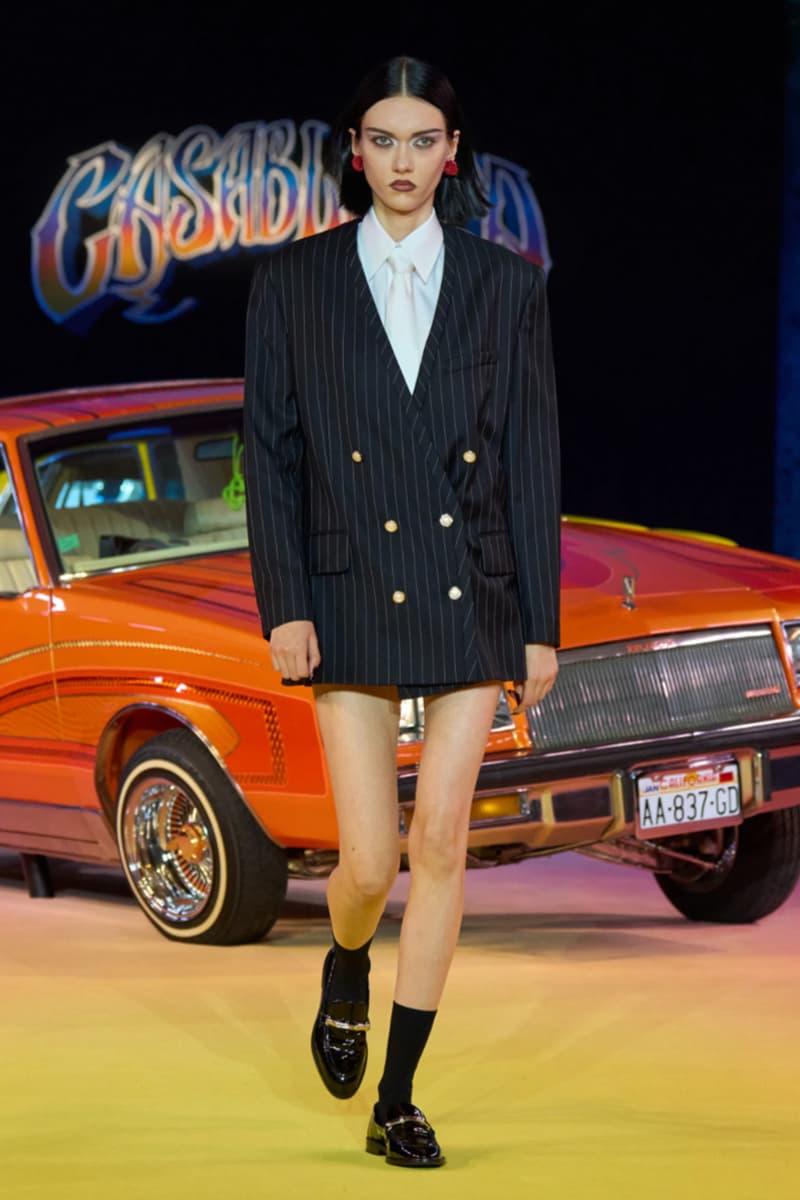 Casablanca, SS25, Paris Fashion Week, Runway, Collection, Mexican, Lowriders, Lucky Blue Smith, Alton Mason, Charaf Tajer