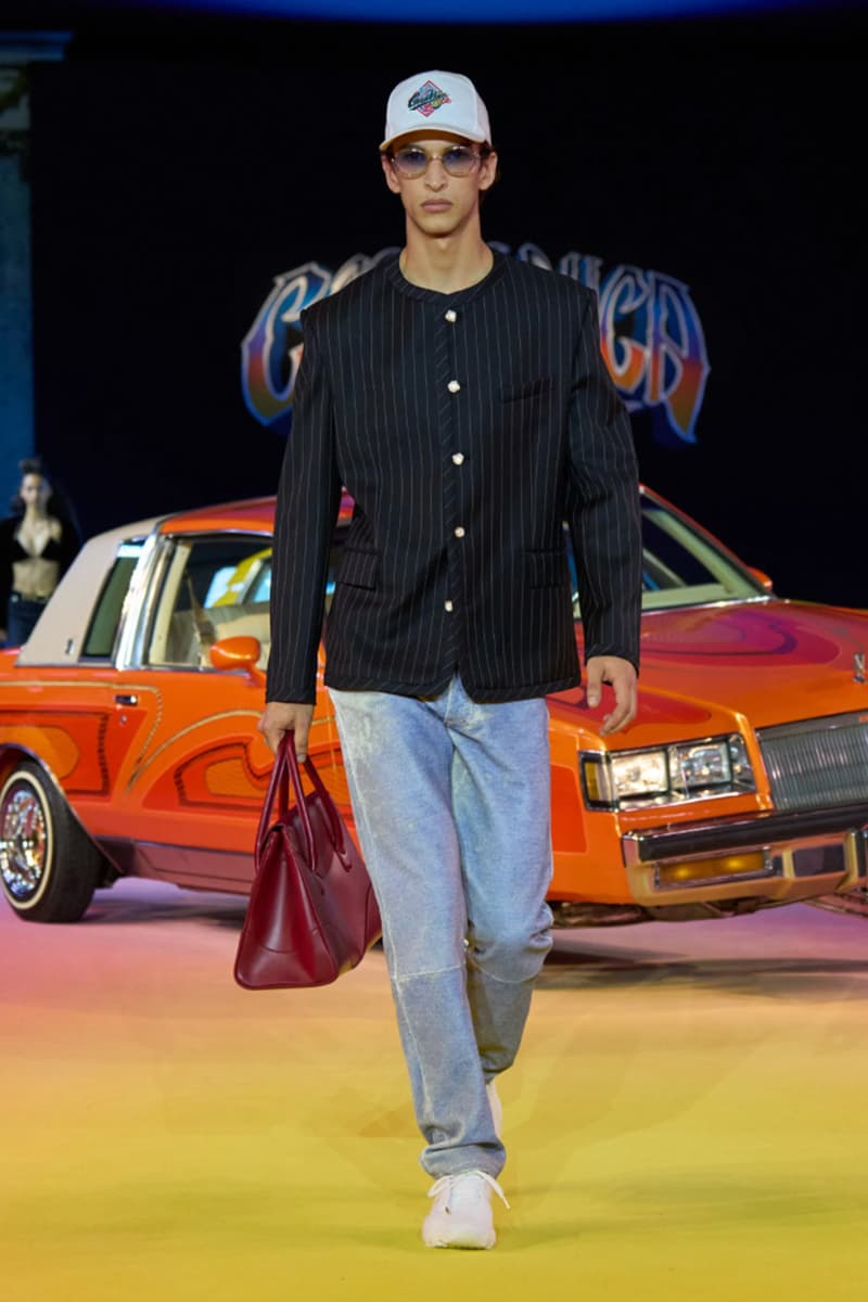 Casablanca, SS25, Paris Fashion Week, Runway, Collection, Mexican, Lowriders, Lucky Blue Smith, Alton Mason, Charaf Tajer