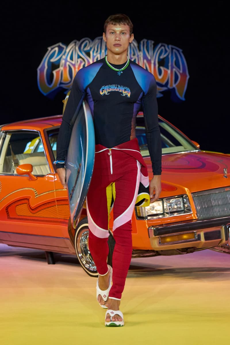 Casablanca, SS25, Paris Fashion Week, Runway, Collection, Mexican, Lowriders, Lucky Blue Smith, Alton Mason, Charaf Tajer