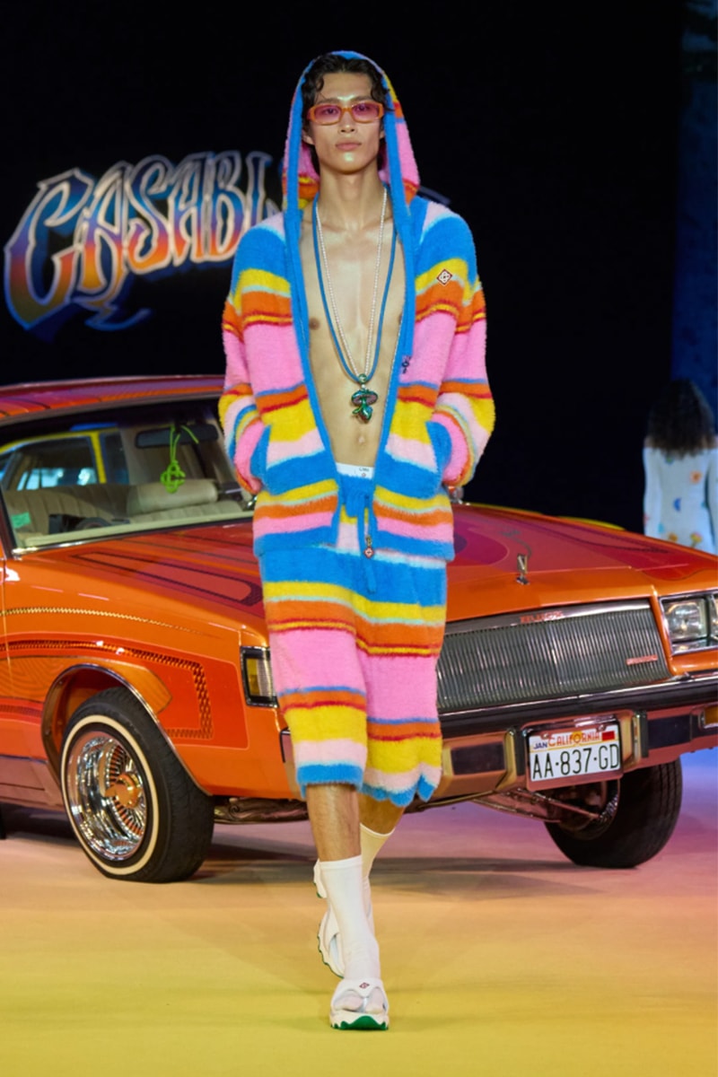 Casablanca, SS25, Paris Fashion Week, Runway, Collection, Mexican, Lowriders, Lucky Blue Smith, Alton Mason, Charaf Tajer