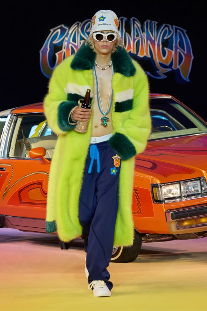 Casablanca, SS25, Paris Fashion Week, Runway, Collection, Mexican, Lowriders, Lucky Blue Smith, Alton Mason, Charaf Tajer