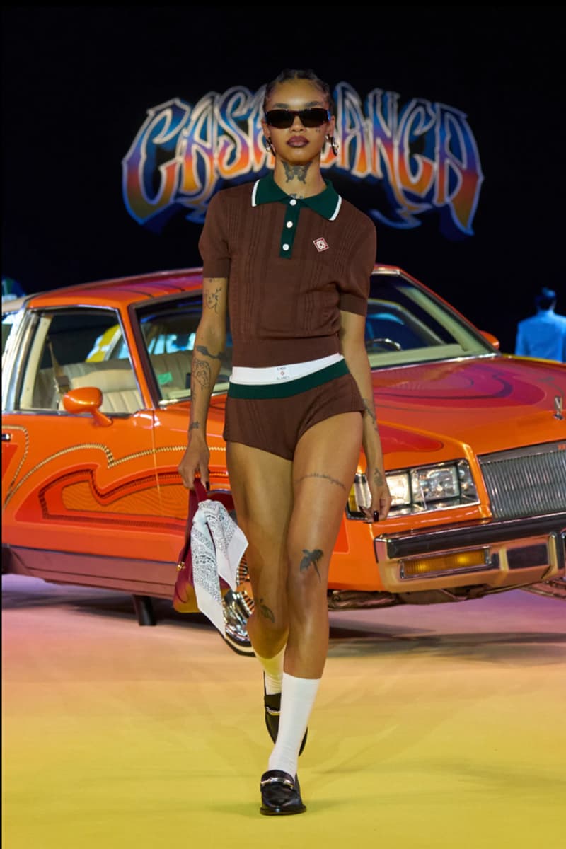 Casablanca, SS25, Paris Fashion Week, Runway, Collection, Mexican, Lowriders, Lucky Blue Smith, Alton Mason, Charaf Tajer