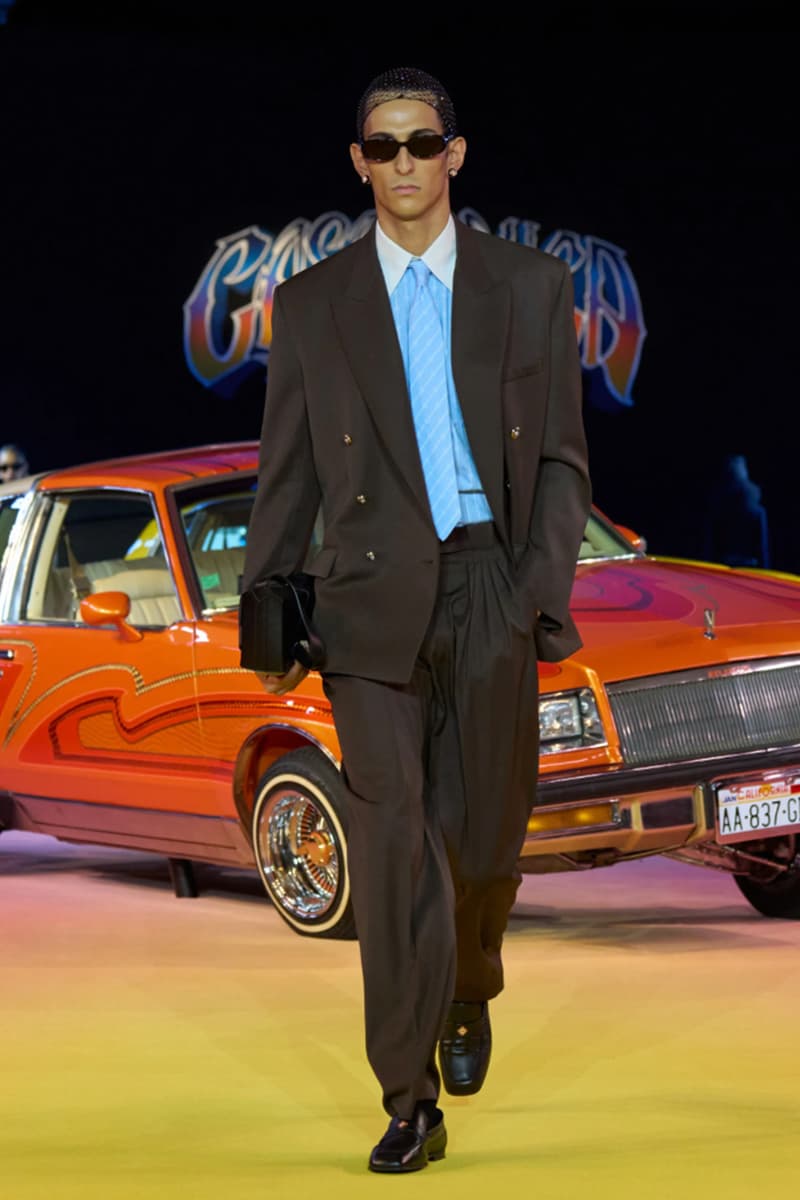 Casablanca, SS25, Paris Fashion Week, Runway, Collection, Mexican, Lowriders, Lucky Blue Smith, Alton Mason, Charaf Tajer