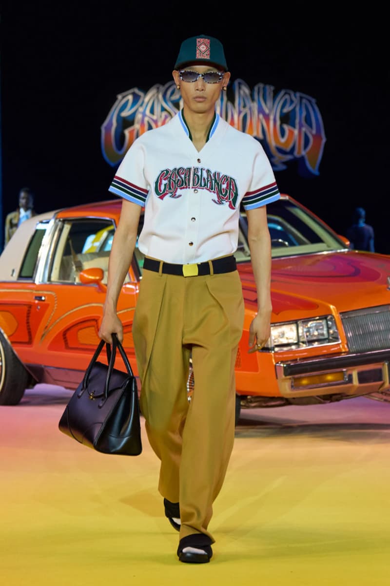 Casablanca, SS25, Paris Fashion Week, Runway, Collection, Mexican, Lowriders, Lucky Blue Smith, Alton Mason, Charaf Tajer