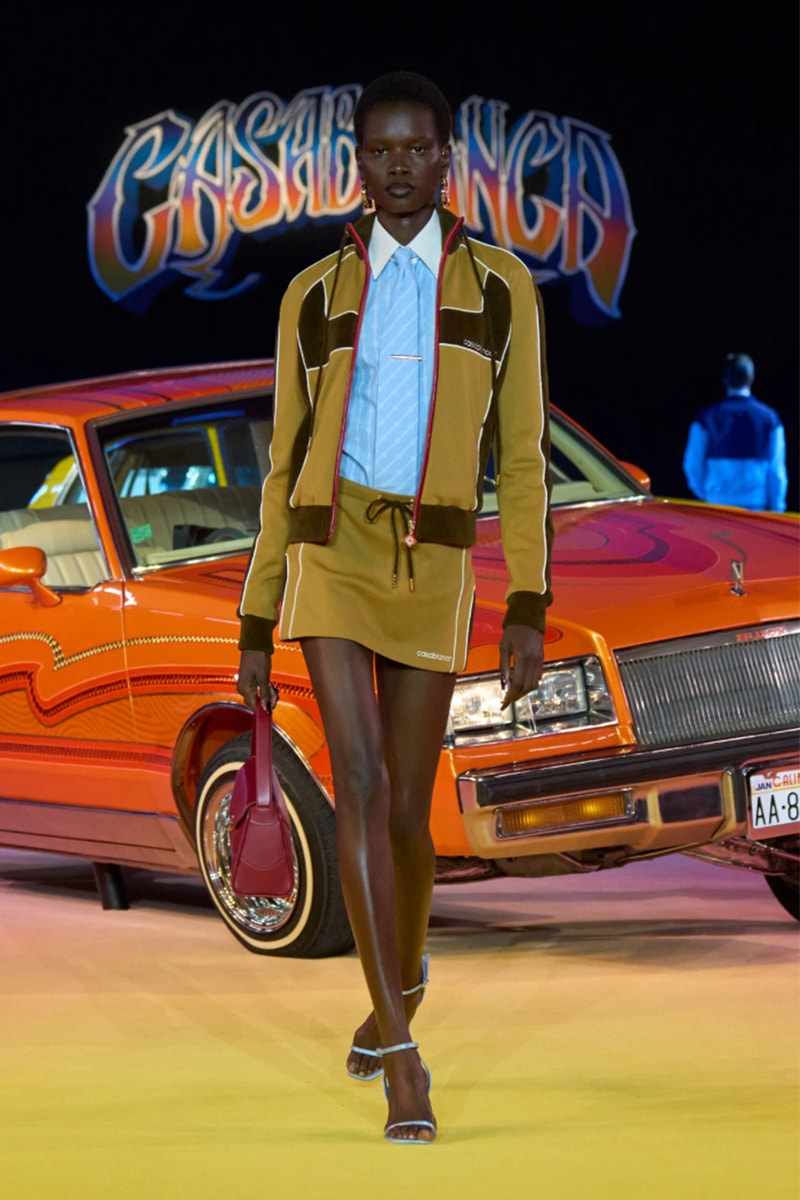 Casablanca, SS25, Paris Fashion Week, Runway, Collection, Mexican, Lowriders, Lucky Blue Smith, Alton Mason, Charaf Tajer
