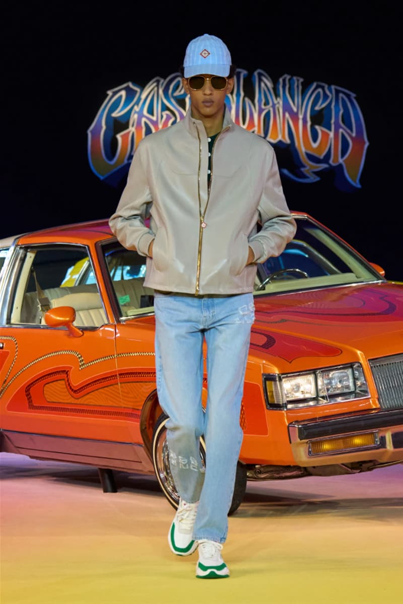 Casablanca, SS25, Paris Fashion Week, Runway, Collection, Mexican, Lowriders, Lucky Blue Smith, Alton Mason, Charaf Tajer