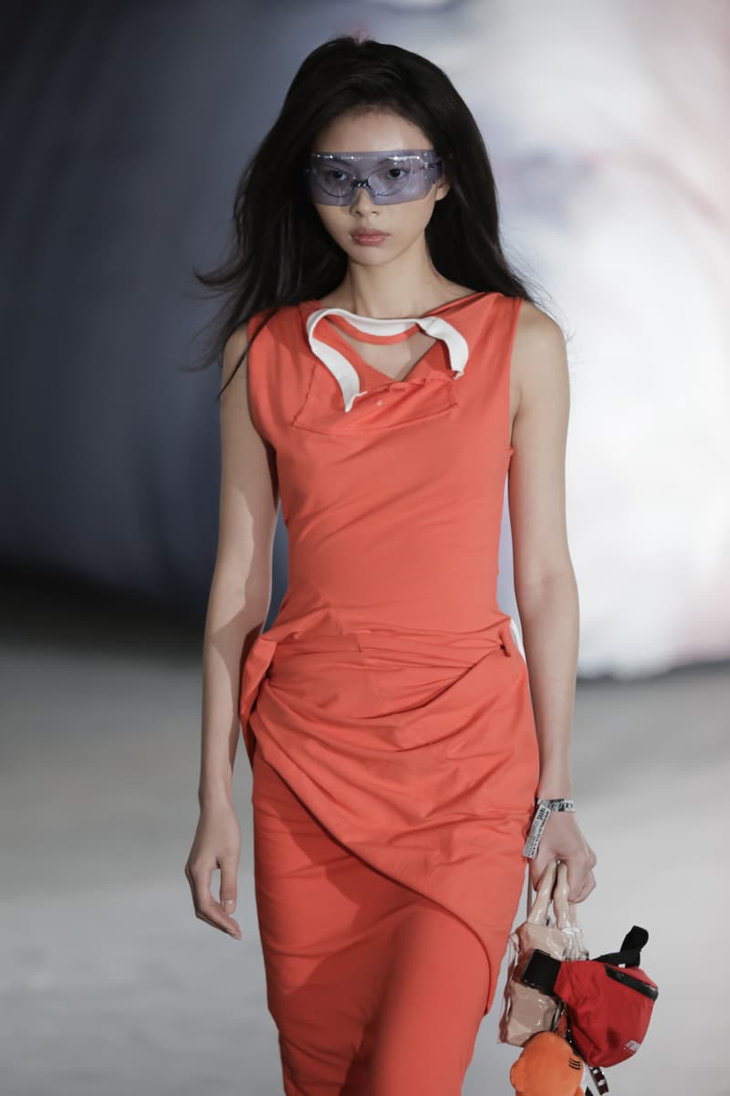 woman with curly wig at ottolinger backstage, spring/summer 2025, fashion week paris, beauty 