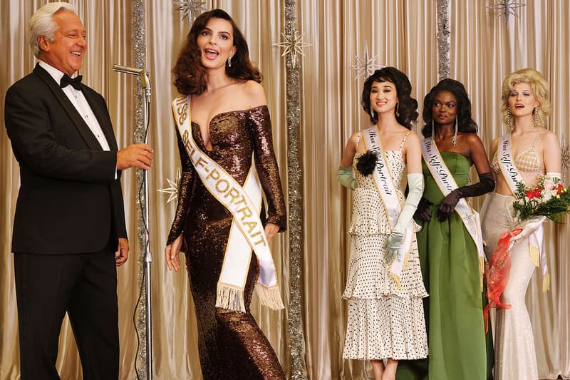 emily ratajkowski self portrait prom campaign