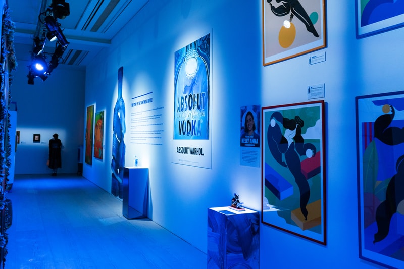 Absolut Vodka The Other Half Exhibit Andy Warhol Absolut Warhol Artwork Saatchi Gallery Kelly Anna Ken Nwadiogbu Jade Pearl Xu Yang Alexa Sirbu