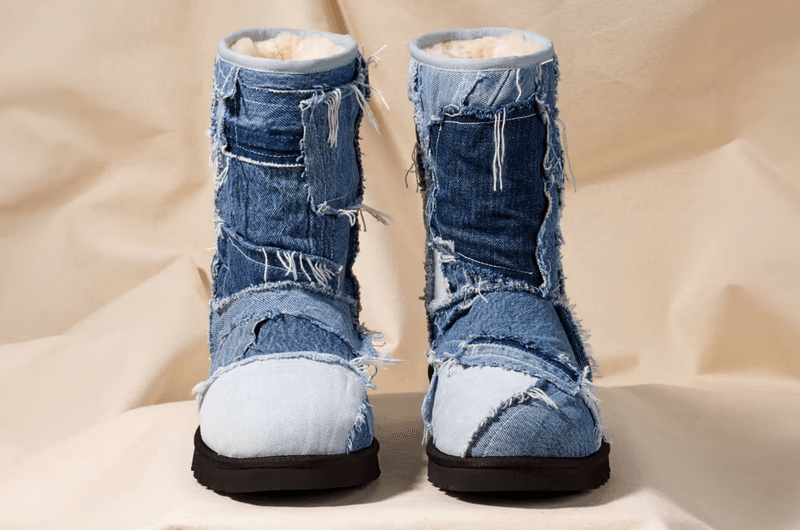 UGG, GALLERY DEPT, Boots, Denim, Upcycling, Sustainable, Cowboy