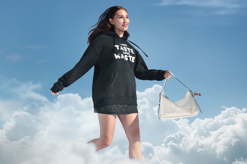 coach bags girl sky waste leather black brown checkered