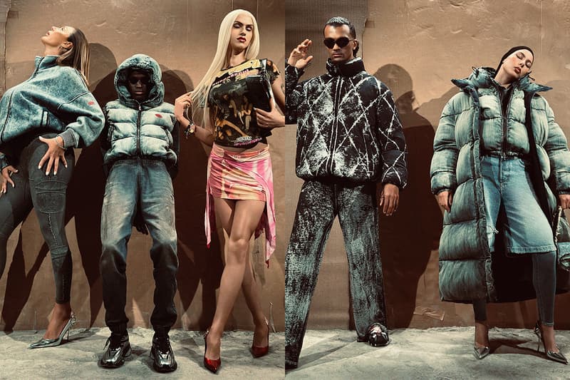 Diesel, Campaign, FW24, Denim, Puffer Jackets, Fur, Mini Skirts, "Play" Bag, Prints