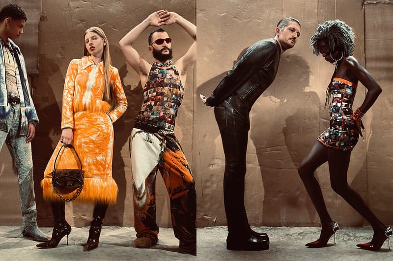 Diesel, Campaign, FW24, Denim, Puffer Jackets, Fur, Mini Skirts, "Play" Bag, Prints