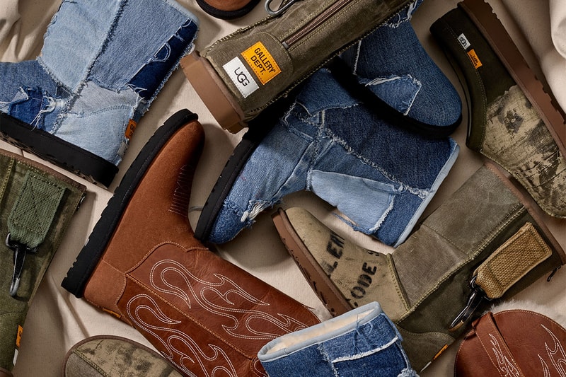UGG, GALLERY DEPT, Boots, Denim, Upcycling, Sustainable, Cowboy
