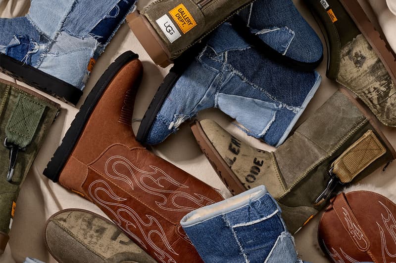 UGG, GALLERY DEPT, Boots, Denim, Upcycling, Sustainable, Cowboy