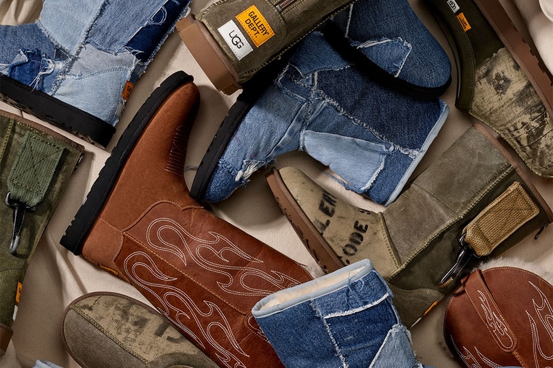 UGG, GALLERY DEPT, Boots, Denim, Upcycling, Sustainable, Cowboy