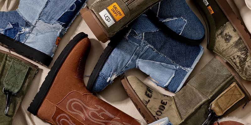 UGG, GALLERY DEPT, Boots, Denim, Upcycling, Sustainable, Cowboy
