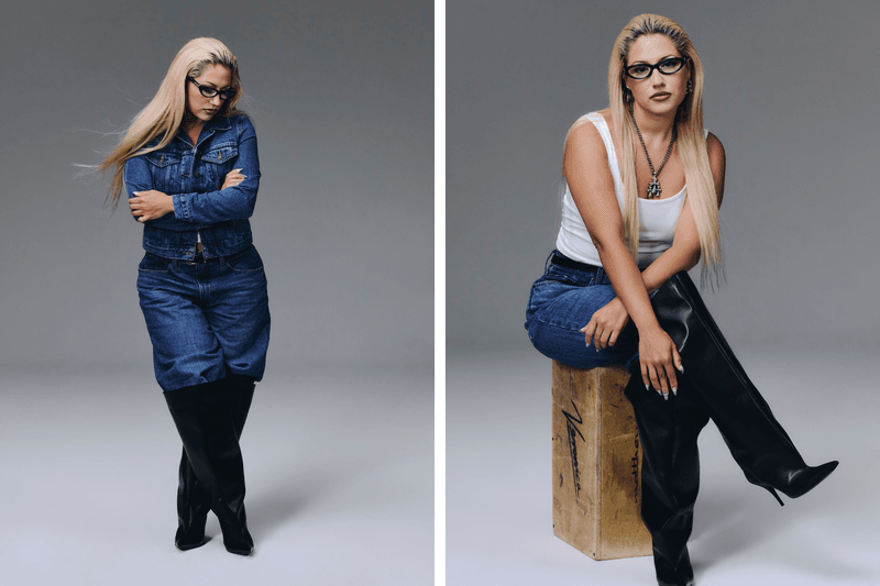 levi's xl straight jeans mel renée leamon terumi briana andalore stylists fashion styling denim pants customization customize 