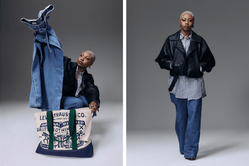 levi's xl straight jeans mel renée leamon terumi briana andalore stylists fashion styling denim pants customization customize 