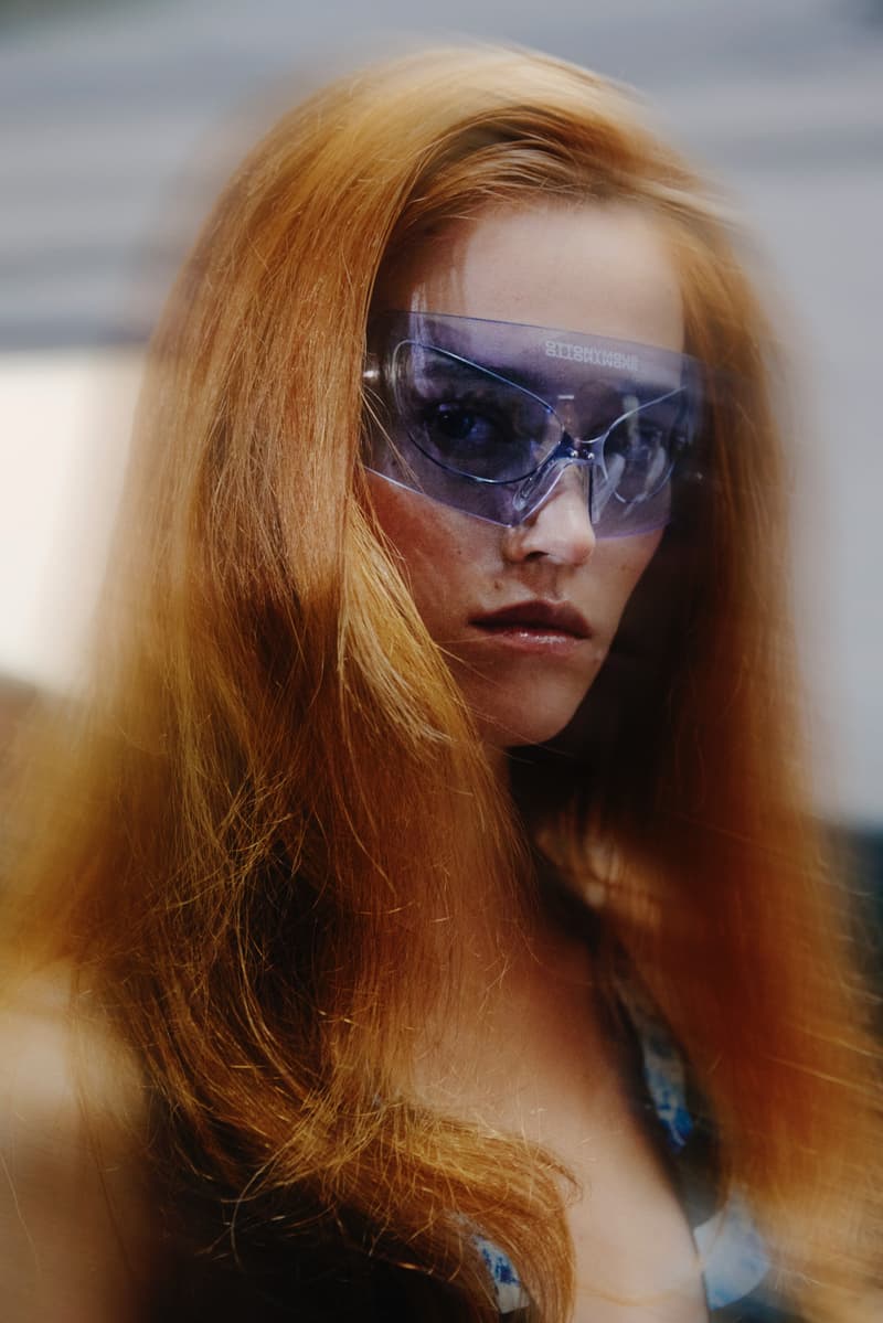 ottolinger shayne oliver sunglasses pink girl woman puffy top blonde