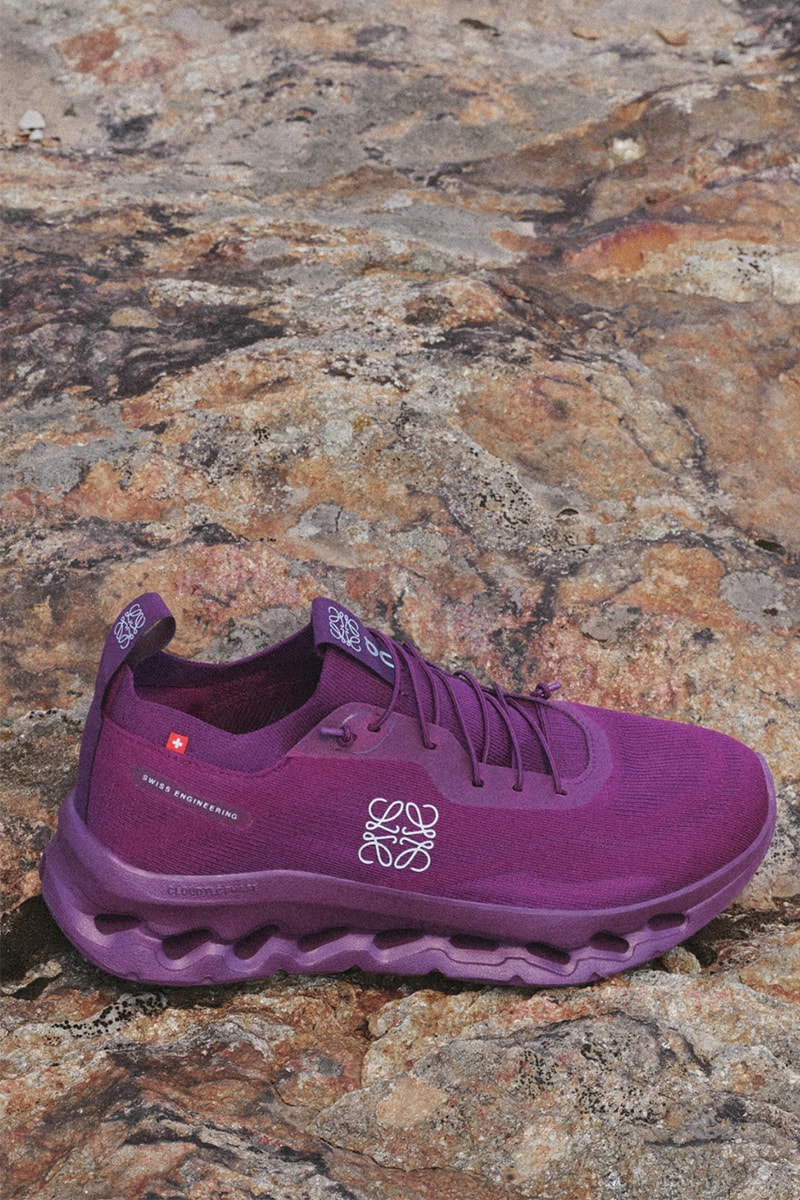 Loewe, On, Collaboration, CloudTilt, Sneakers, Dark Sand, orange, Cherry