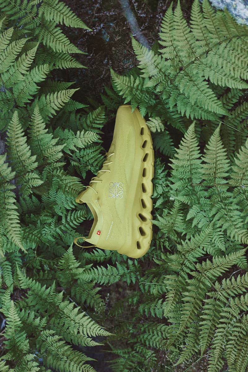 Loewe, On, Collaboration, CloudTilt, Sneakers, Dark Sand, orange, Cherry