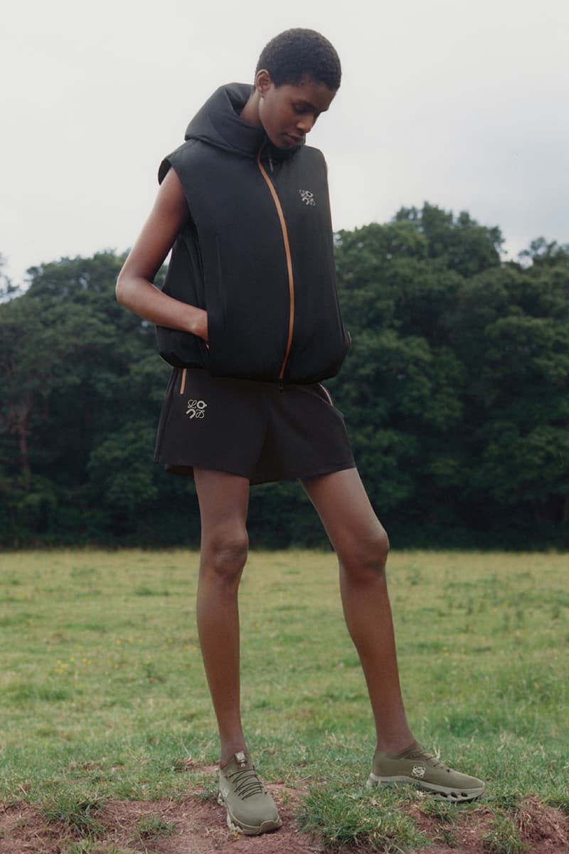 Loewe, On, Collaboration, CloudTilt, Sneakers, Dark Sand, orange, Cherry