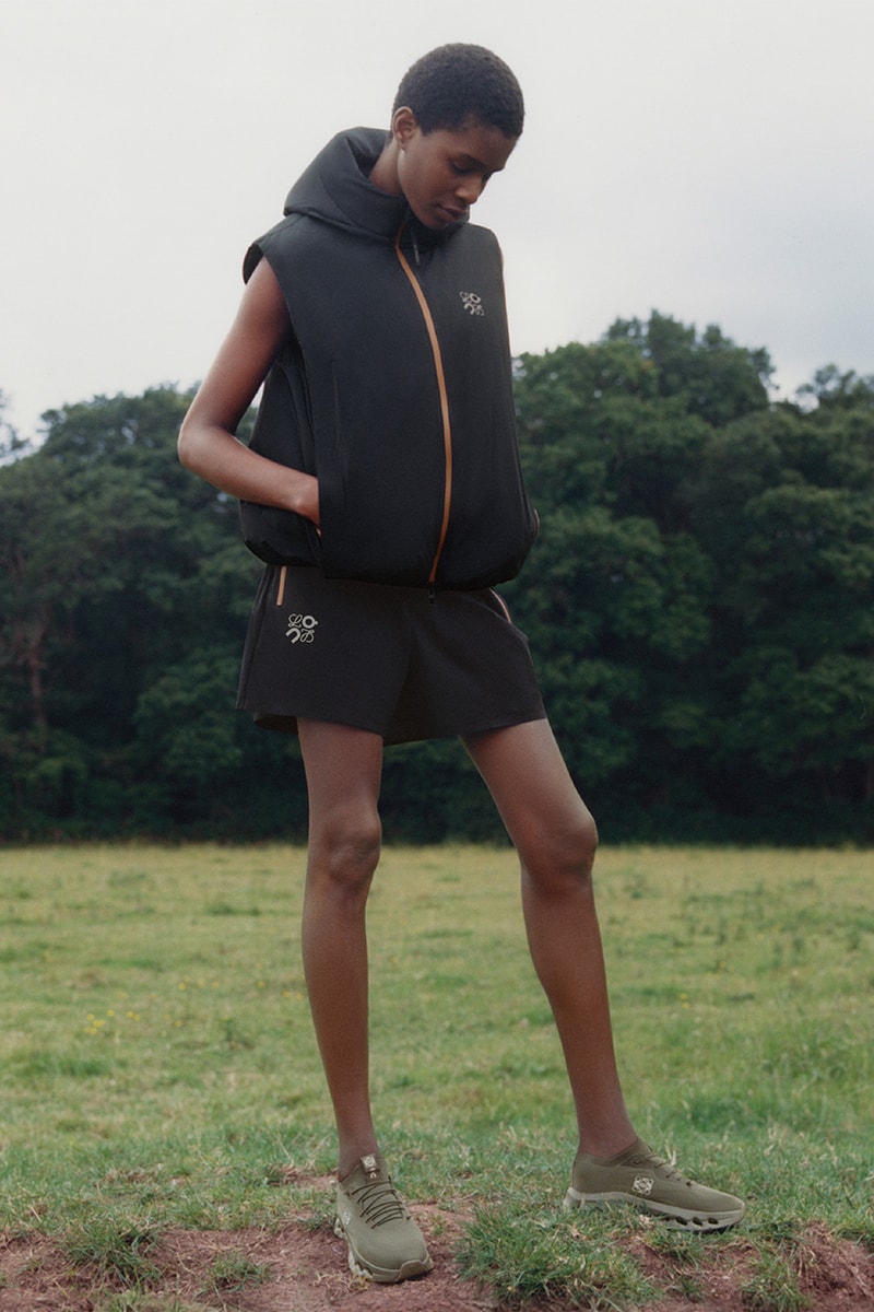 Loewe, On, Collaboration, CloudTilt, Sneakers, Dark Sand, orange, Cherry