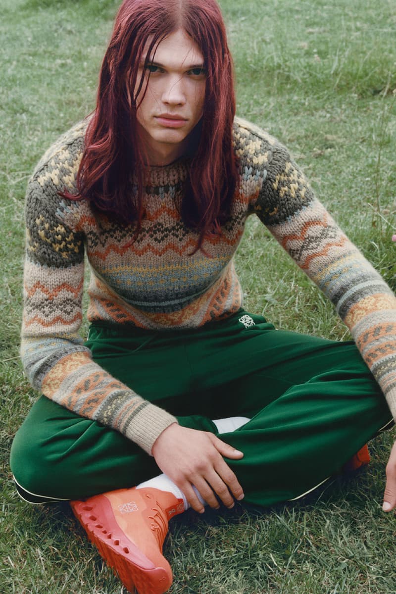 Loewe, On, Collaboration, CloudTilt, Sneakers, Dark Sand, orange, Cherry